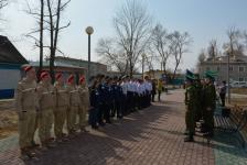 Районный Слёт допризывной молодежи,  посвященный 74-ой годовщине Победы в Великой Отечественной войне, состоялся в посёлке Николаевке